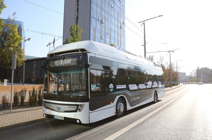 Vilniuje pradedama vystyti vandenilio gamybos ir naudojimo infrastruktūra