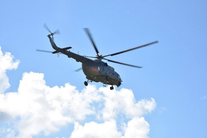Karinis sraigtasparnis į Vilnių atskraidino donoro kepenis iš Latvijos