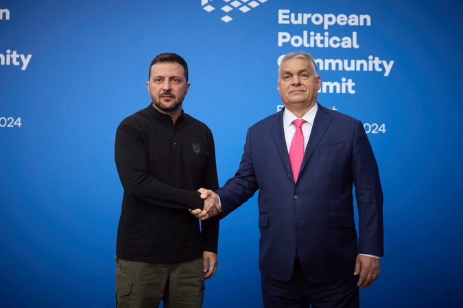 Volodymyras Zelenskis ir Viktoras Orbanas