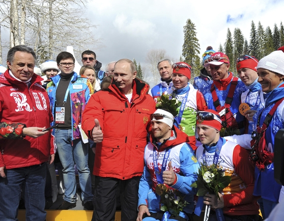 V. Putinas pasveikino Rusijos bei Ukrainos parolimpiečius 