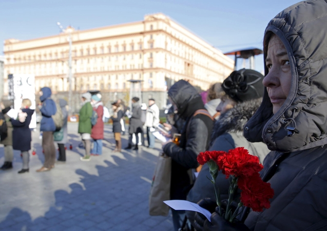 Maskvoje prisimintos Stalino represijų aukos