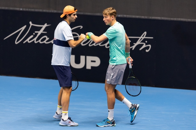 „Vitas Gerulaitis Cup“: E. Butvilas pateko į dvejetų pusfinalį, R. Berankis pralaimėjo