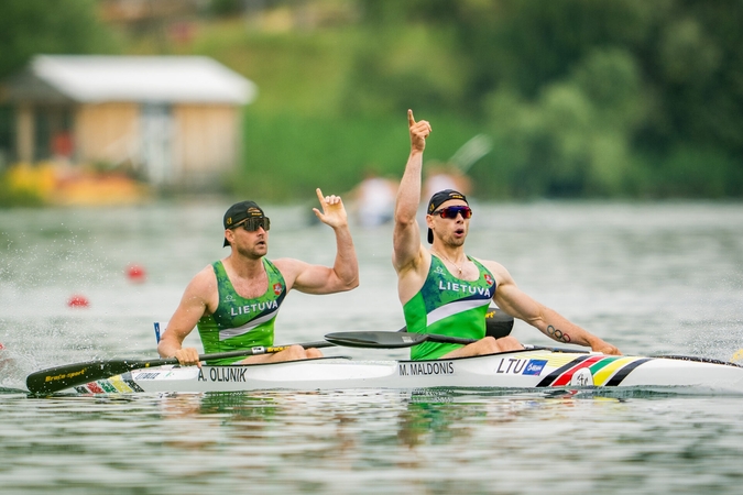Andrejus Olijnikas ir Mindaugas Maldonis