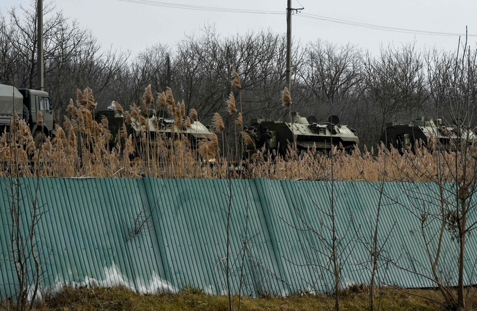 JAV: Rusija įsiveržti į Ukrainą gali per 48 valandas
