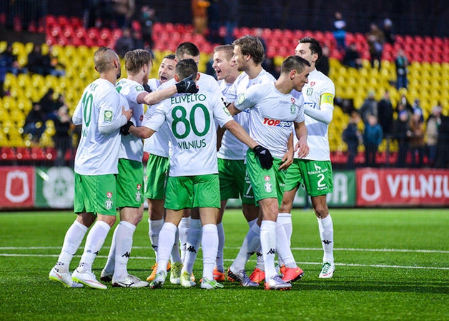 "Žalgirio" futbolininkai Utenoje patiesė "Utenį"