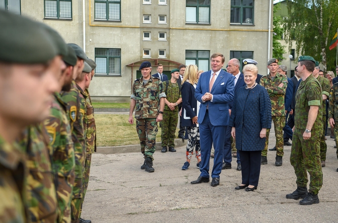 Nyderlandų kariai Lietuvoje bus dar dvejus metus