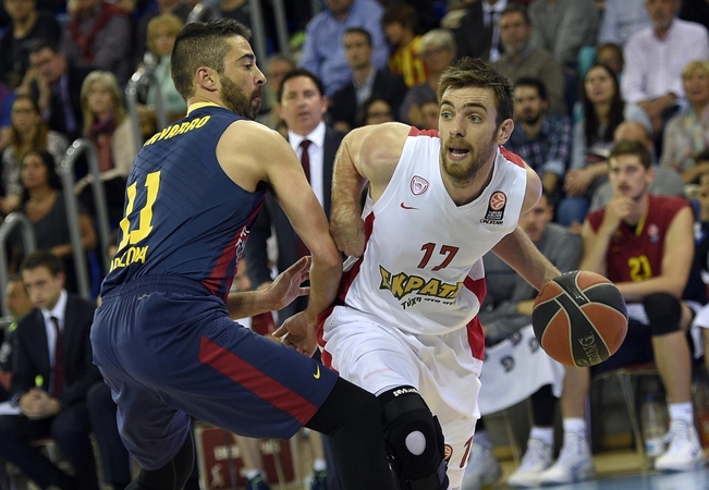 "Barcelona" be vargo įveikė "Olympiakos" krepšininkus