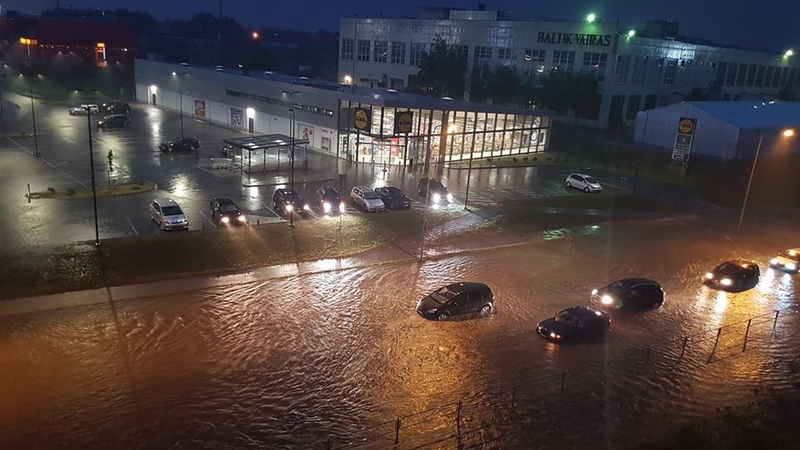 Liūtis prasidėjo: Šiauliai jau skęsta