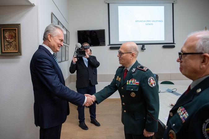 Gitanas Nausėda ir Rustama Liubajevas