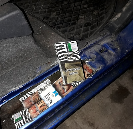 Kalvarijos pasieniečiams įkliuvo cigaretes gabenęs lenkas 