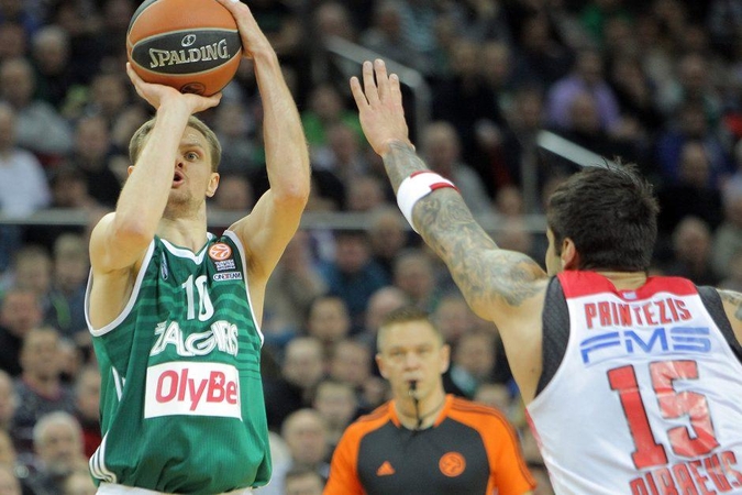 "Žalgiris" svečiuose neprilygo "Olympiakos" krepšininkams