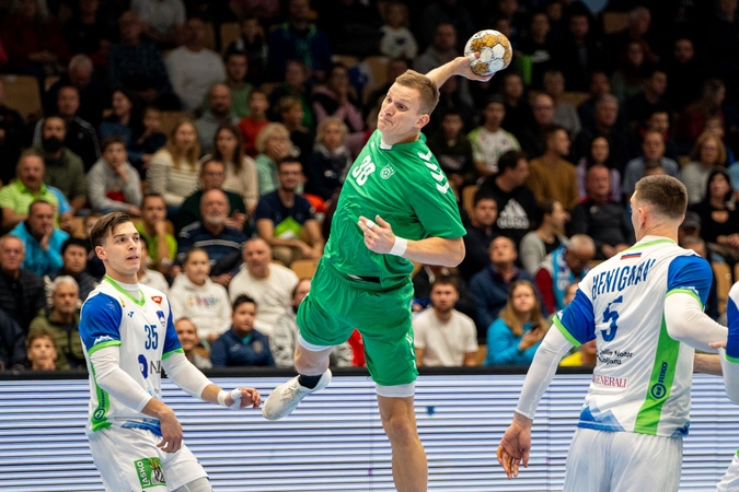 Europos čempionato atranką Lietuvos rankininkai pradėjo pralaimėjimu favoritei Slovėnijos rinktinei
