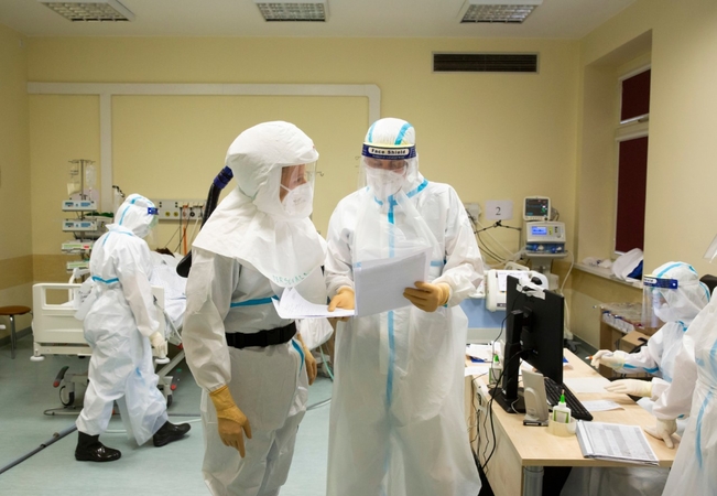 Kauno regione vėl didinamas COVID-19 pacientų gydymui skirtų lovų skaičius