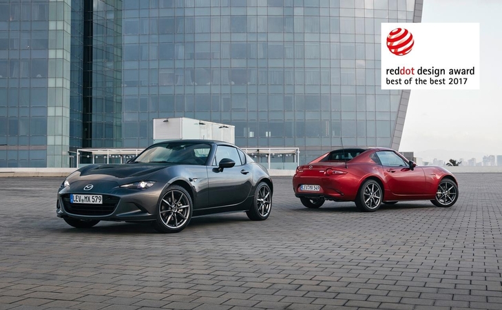 „Mazda MX-5 RF“ laimėjo prestižinį dizaino apdovanojimą