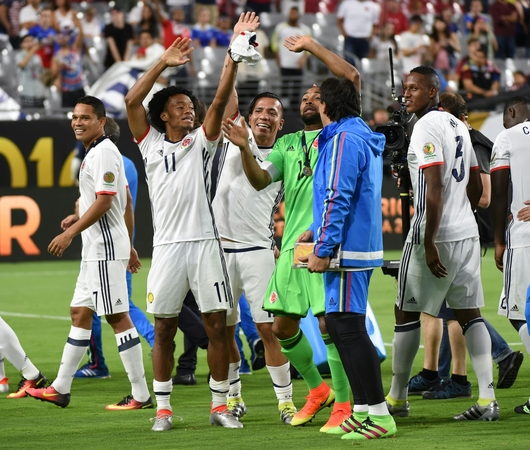 Kolumbijos rinktinė po 15 metų pasipuošė „Copa America Centenario“ medaliais