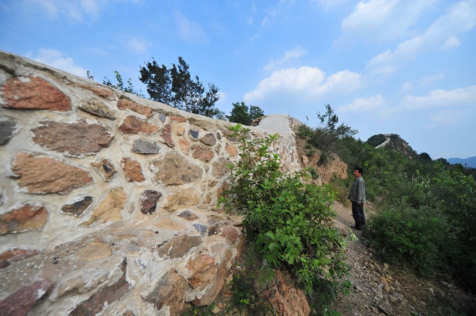 Kinai piktinasi dėl nevykusios Didžiosios kinų sienos restauracijos