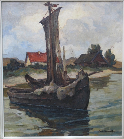 C.Knaufas. Kuršių marios prie Nidos. Maždaug 1930–1935.