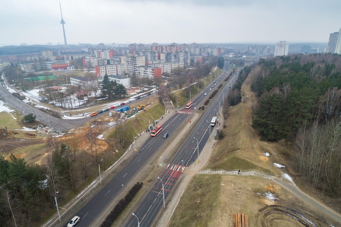 Pradėtas statyti viadukas per avaringą T. Narbuto gatvę (bus eismo pokyčių)