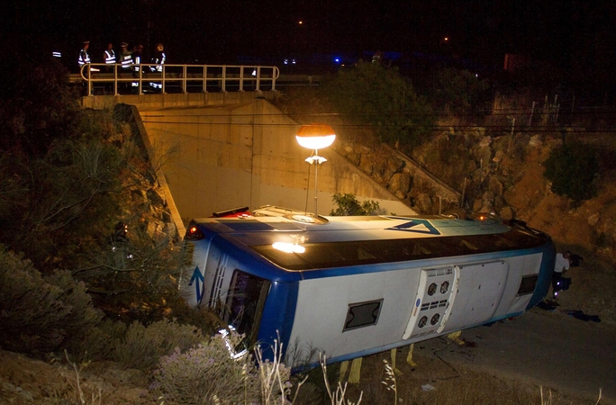 Portugalijoje per autobuso avariją žuvo trys olandų turistai