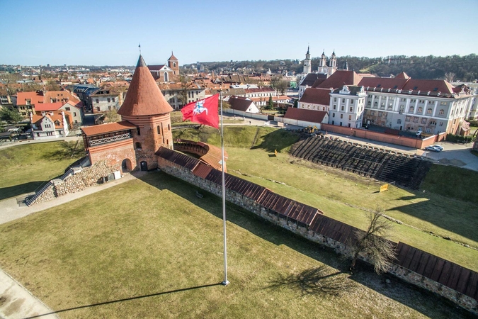 Prie Kauno pilies baigiamas įrengti tūkstančio vietų amfiteatras
