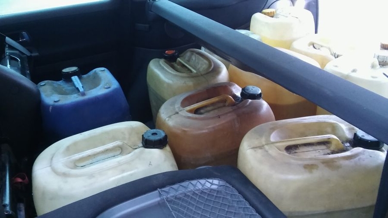 Kauno rajono policija konfiskavo ne tik 8460 litrų dyzelino