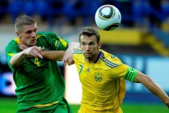 Futbolas: Lietuva – Ukraina 0:4 