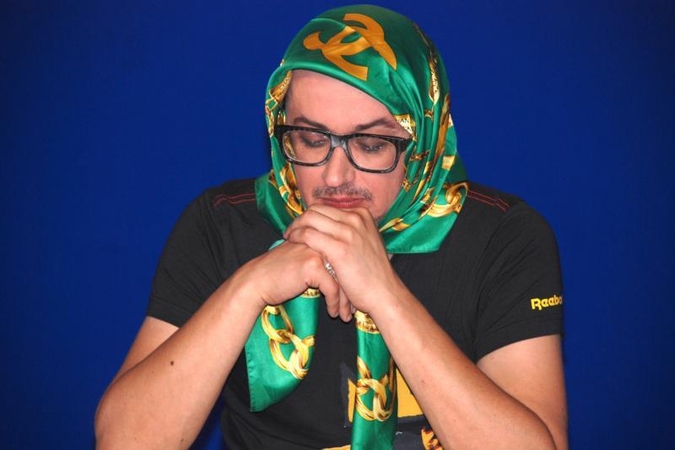 „Dviračio šou“ rodysis Aleksandras Pogrebnojus