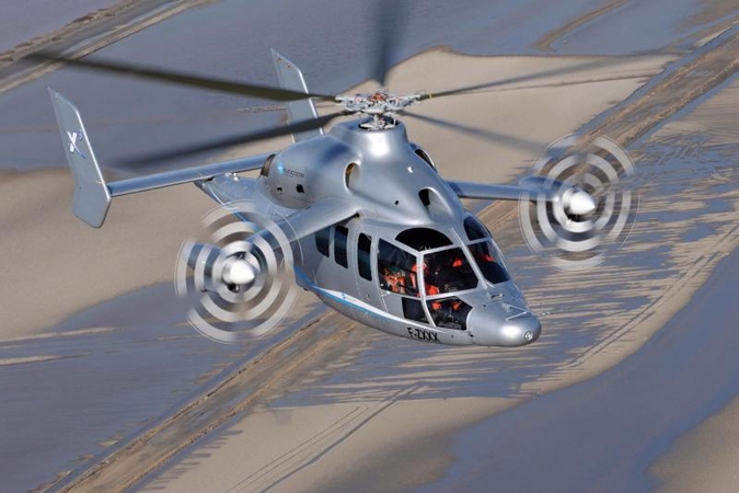 Supergreitas hibridinis helikopteris pasiekė 430 km/val. greitį