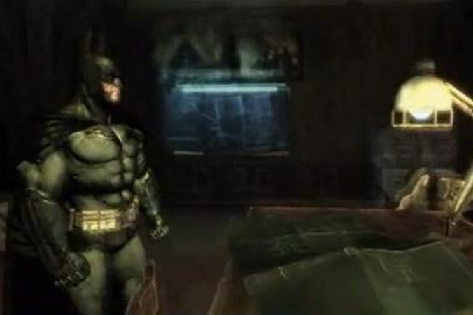 „Arkham City“ brėžinys žaidime „Batman: Arkham Asylum“