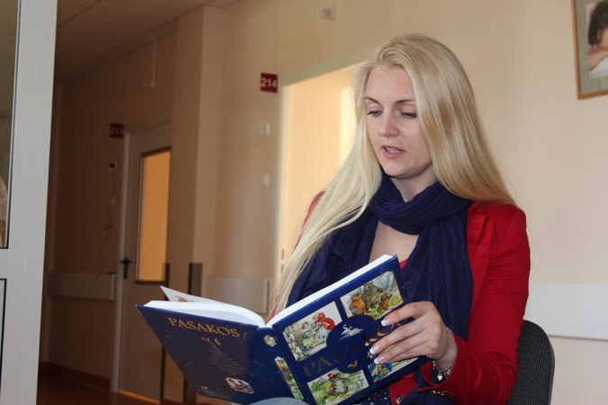 R.Ščiogolevaitė ryšį su vaikais mezga ir per knygas