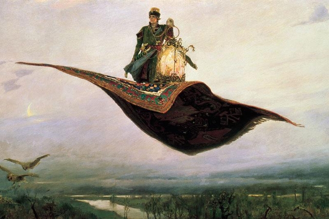 Skraidantis kilimas – ne tik pasakose   
