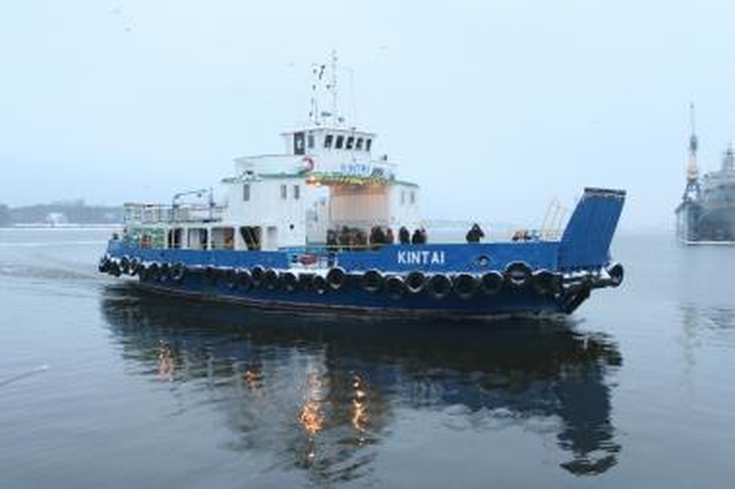 Pajūryje senosios perkėlos keltais besikeliantiems keleiviams - pavojus susižaloti 