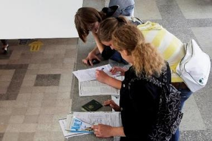 Studentai treniravosi darbo paieškoms