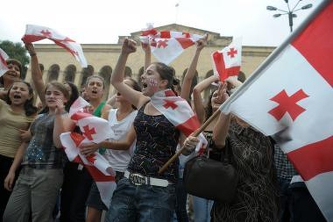 Gruzija ištesėjo pažadą - traukiasi iš Rusijos dominuojamos NVS 