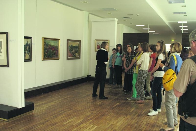 P.Domšaičio galerijoje Klaipėdoje – Arbit Blato parodos palydėtuvės