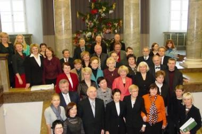 Rotušėje išdalinti M. Rostropovičiaus fondo apdovanojimai