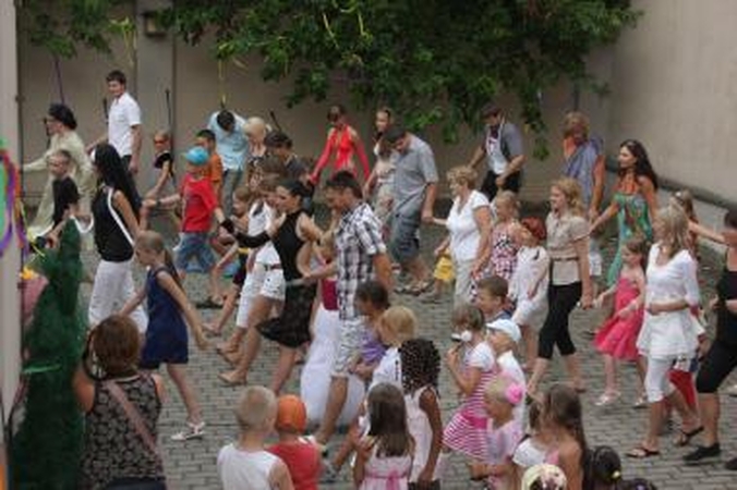 Šeimos laisvalaikio centre – pirmasis rudenėlio šokis