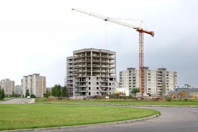 Mažiausia produkcijos paklausa - statybos sektoriuje