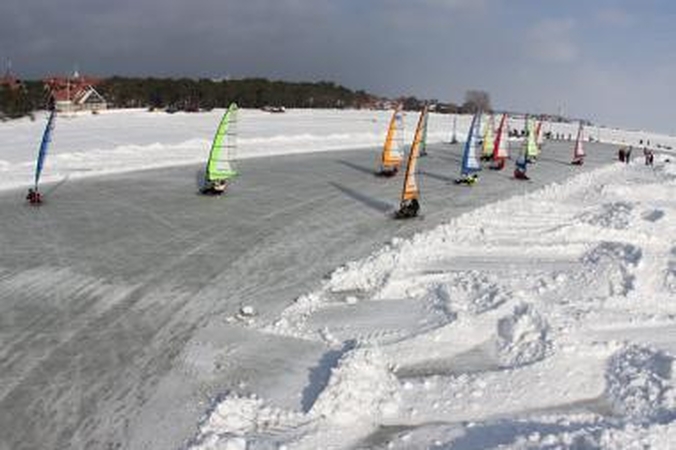 Ice-Blokart ledroges pasaulio čempionate geriausiai valdė šiauriečiai