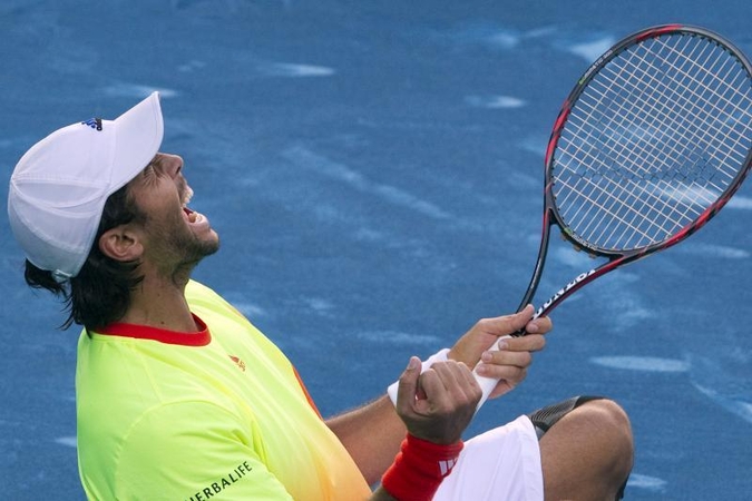 Madride F.Verdasco atkaklioje kovoje įveikė R.Nadalį