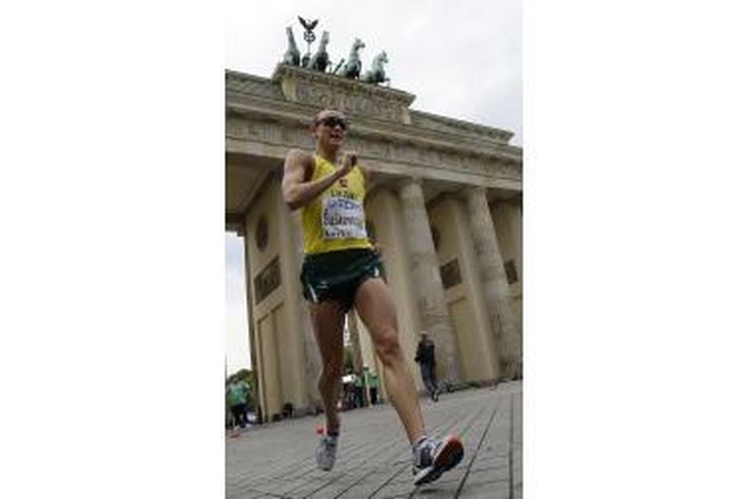Sportinio ėjimo varžybų šeštąjį etapą laimėjo T.Šuškevičius 