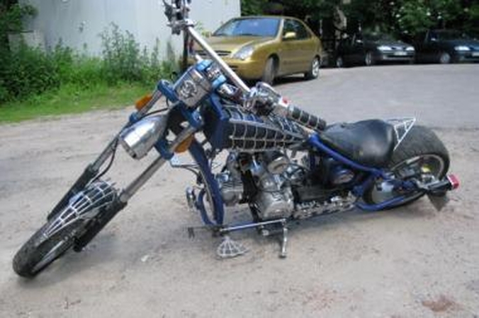 Pareigūnai rado per baikerių šou pavogtą motociklą