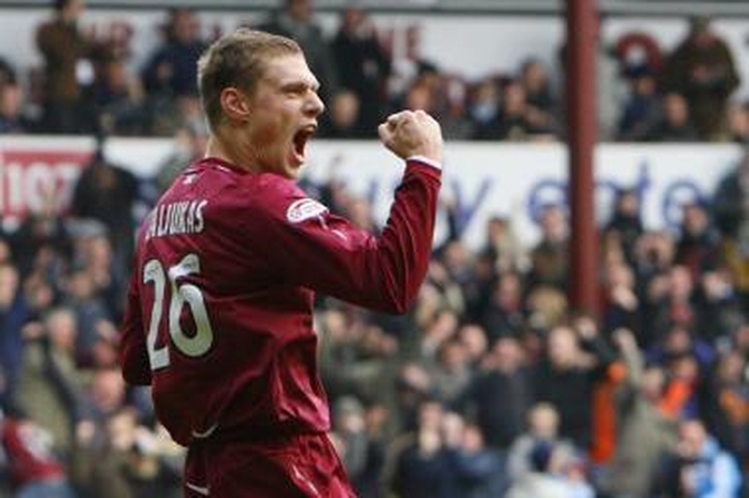 M.Žaliūkas paskirtas vienu iš „Hearts“ kapitonų