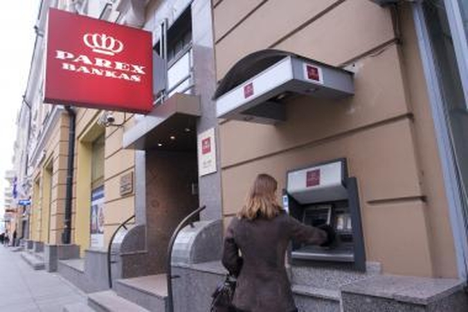 Latvijos "Parex" banko veiklos apribojimai pratęsti dar pusmečiui 