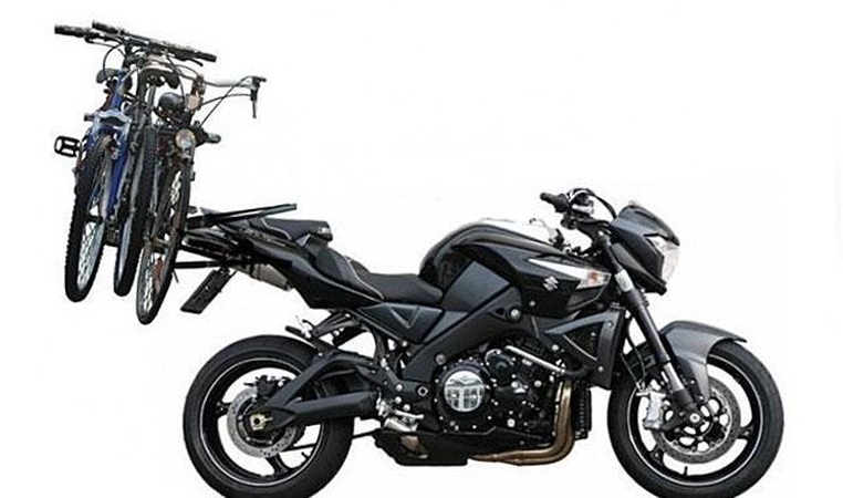 Pagaliau: jau sukurtas dviračių laikiklis motociklams