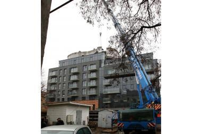Centre griaunamos nelegalios statybos