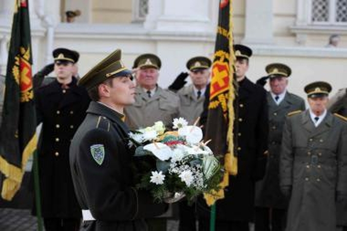 Sostinėje paminėtos partizanų vado generolo Jono Žemaičio-Vytauto žūties metinės