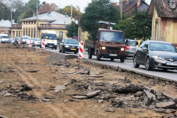 Vicemerą K.Kriščiūną papiktino gatvių tvarkymo darbai  