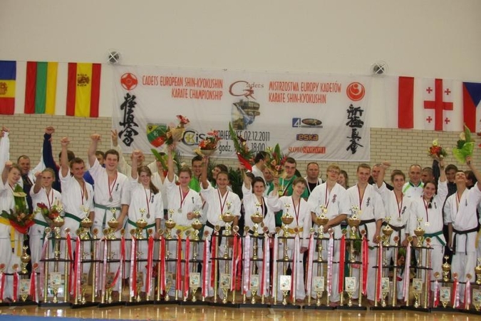 Lietuva - Europos karate kyokushin kadetų čempionė