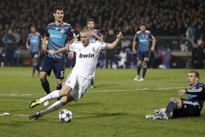 „Real“ ir „Lyon“ dvikova baigėsi lygiosiomis  